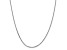 14K White Gold 1.65mm Diamond-cut Cable Chain Necklace