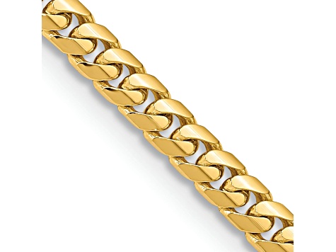 14k Yellow Gold Solid Miami Cuban Chain (5.00 mm)