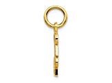 14K Yellow Gold Number 1 DAD Charm