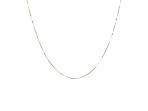 10K Yellow Gold Fine Box 16 Inch Chain Necklace