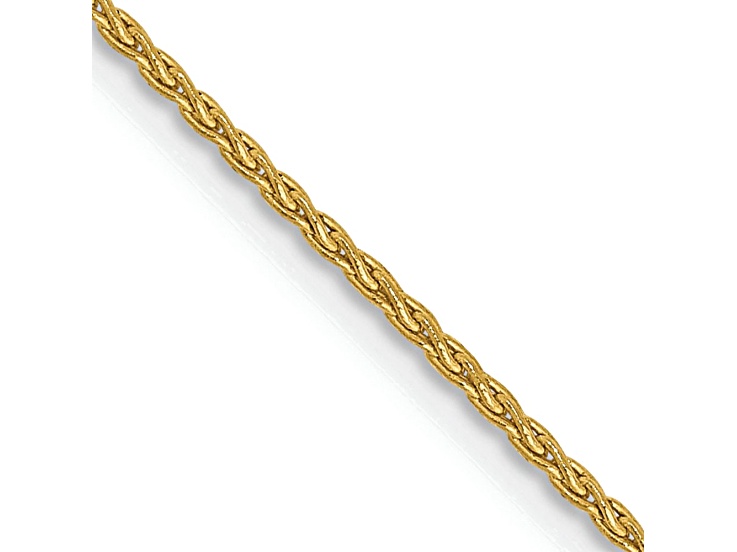 10k Yellow Gold 1.2mm Solid Parisian Wheat 24 Inch Chain - 15K0VD | JTV