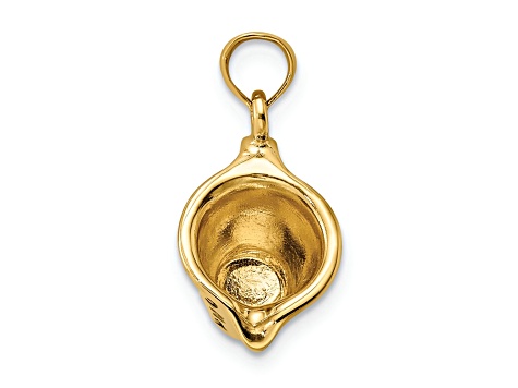 14k Yellow Gold with Black Enamel 3D Measuring Cup Charm