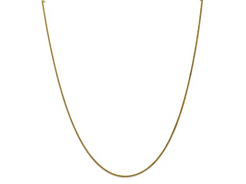 Picture of 10k Yellow Gold 1.25mm Solid Spiga 24 Inch Chain