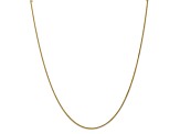 10k Yellow Gold 1.25mm Solid Spiga 24 Inch Chain