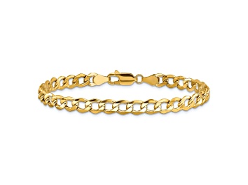 Picture of 10k Yellow Gold 5.25mm Curb Link Bracelet