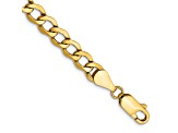 10k Yellow Gold 5.25mm Curb Link Bracelet