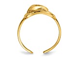 14K Yellow Gold Sandal Toe Ring