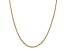 14K Yellow Gold 2.25mm Flat Figaro Chain Necklace