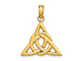 14K Yellow Gold Small Celtic Trinity Knot Charm