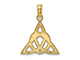 14K Yellow Gold Small Celtic Trinity Knot Charm