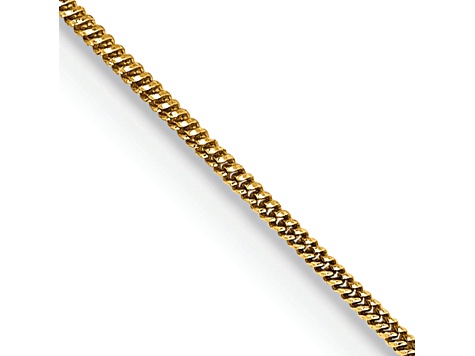 14K Yellow Gold .65mm Round Snake Chain Necklace