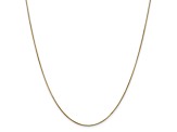 14K Yellow Gold .65mm Round Snake Chain Necklace