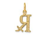14k Yellow Gold Prescription Symbol RX Pendant