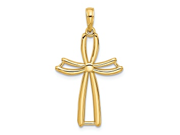 Picture of 14k Yellow Gold Fancy Cross Charm