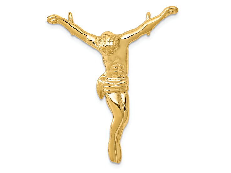 14K Yellow Gold Corpus Chain Slide Pendant