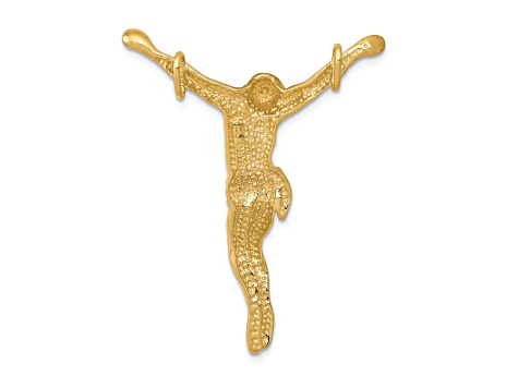 14K Yellow Gold Corpus Chain Slide Pendant