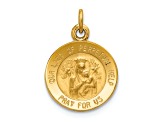 14K Yellow Gold Our Lady of Perpetual Help Medal Charm