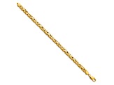 14K Yellow Gold 5.25mm Byzantine Chain Bracelet