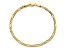 14K Yellow Gold 3mm Flat Figaro Chain Bracelet