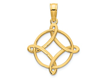Picture of 14k Yellow Gold Fancy Design Pendant