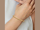 14K Yellow Gold Diamond-cut Beaded 7.5-inch Bracelet