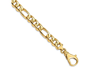 Picture of 10k Yellow Gold 8.5mm Hand Polished Fancy Franco Link Bracelet