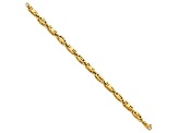 14K Yellow Gold Polished Fancy Link Men's Bracelet