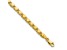 14K Yellow Gold Polished Double-Sided Heart 5.5-inch Child's Bracelet