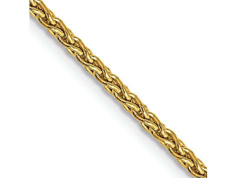 10k Yellow Gold 1.75mm Solid Parisian Wheat 24 Inch Chain