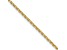 10k Yellow Gold 1.4mm Diamond-Cut Round Open Link Cable 14 Inch Chain