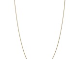18K Yellow Gold 0.5mm Solid Box 16 Inch Chain