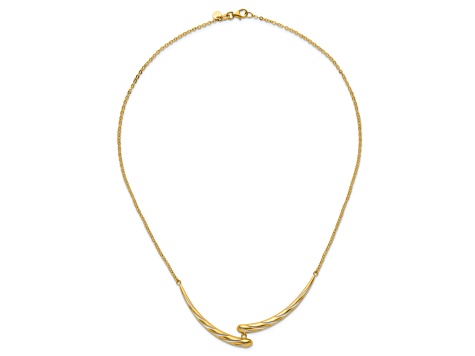 14K Yellow Gold Polished Necklace