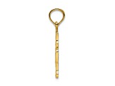 14K Yellow Gold Number 1 MOM Charm