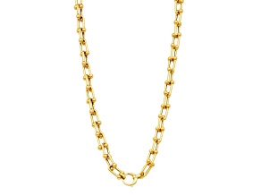 14K Yellow Gold 7mm Mariner's Link 16-inch Necklace