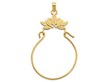 Picture of 14K Yellow Gold Fancy Charm Holder Pendant
