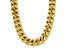 14K Yellow Gold 14.8mm Curb 24-inch Necklace