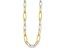 14K Two-Tone Oval Link 18-inch Necklace