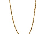 14k Yellow Gold 4.3mm Solid Miami Cuban 18 Inch Chain