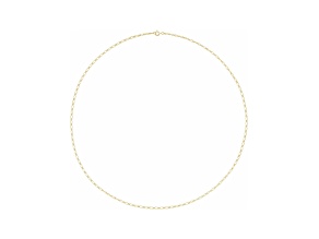 14K Yellow Gold 1.5mm Figaro Chain, 18 Inches.