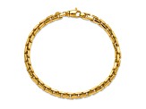14K Yellow Gold Polished Chain Bracelet