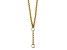 14K Yellow Gold Rolo Link Y-drop 18-inch Lariat Necklace
