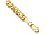 10k Yellow Gold 6.75mm Flat Beveled Curb Link Bracelet