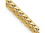 14k Yellow Gold 5mm Solid Miami Cuban 18 Inch Chain