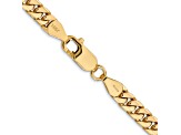 14k Yellow Gold 5mm Solid Miami Cuban 22 Inch Chain