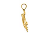 14K Yellow Gold Open Turtle Pendant