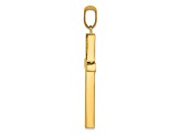 14k Yellow Gold Latin Cross Pendant