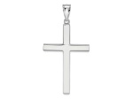 Rhodium Over 14k White Gold Latin Cross Pendant