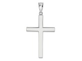 Rhodium Over 14k White Gold Latin Cross Pendant