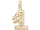 14K Yellow Gold #1 SIS Charm