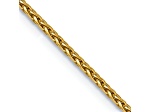 14k Yellow Gold 1.4mm Solid Diamond-Cut Parisian Wheat 20 Inch Chain